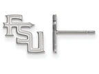LogoArt Sterling Silver Florida State University Xs Post Earrings