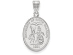 LogoArt Sterling Silver University Of South Carolina Large Crest Pendant Necklace
