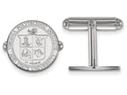 LogoArt Sterling Silver Virginia Tech Crest Cuff Link