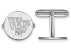 LogoArt Sterling Silver Wake Forest University Cuff Links