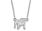 LogoArt Sterling Silver University Of Georgia Small Pendant Necklace
