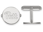 LogoArt Sterling Silver University Of Pittsburgh Cuff Links