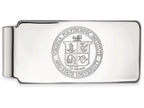 Logoart 925 Sterling Silver Virginia Tech Money Clip Crest