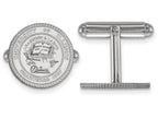 LogoArt Sterling Silver University Of Illinois Crest Cuff Link