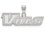 LogoArt Sterling Silver University Of Tennessee Small Pendant Necklace