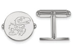 LogoArt Sterling Silver University Of Kansas Cuff Link