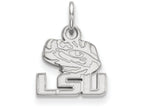 LogoArt Sterling Silver Louisiana State University Xs Pendant Necklace
