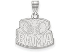 LogoArt Sterling Silver University Of Alabama Small Pendant Necklace