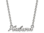 LogoArt Sterling Silver Auburn University Medium Pendant Necklace