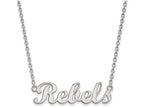 Logoart 925 Sterling Silver University Of Mississippi Small Pendant