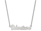 LogoArt Sterling Silver University Of Tennessee Medium Pendant Necklace