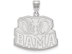 LogoArt Sterling Silver University Of Alabama Large Pendant Necklace