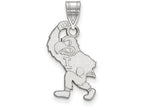 LogoArt Sterling Silver University Of Iowa Large Pendant Necklace