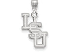 LogoArt Sterling Silver Louisiana State University Small Pendant Necklace