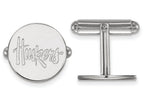 LogoArt Sterling Silver University Of Nebraska Cuff Links