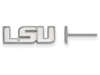 LogoArt Sterling Silver Louisiana State University Xs Post Earrings