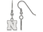 LogoArt Sterling Silver University Of Nebraska Xs Earrings Dangle