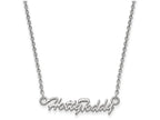Logoart 925 Sterling Silver University Of Mississippi Small Pendant Necklace