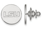 LogoArt Sterling Silver Louisiana State University Lapel Pin