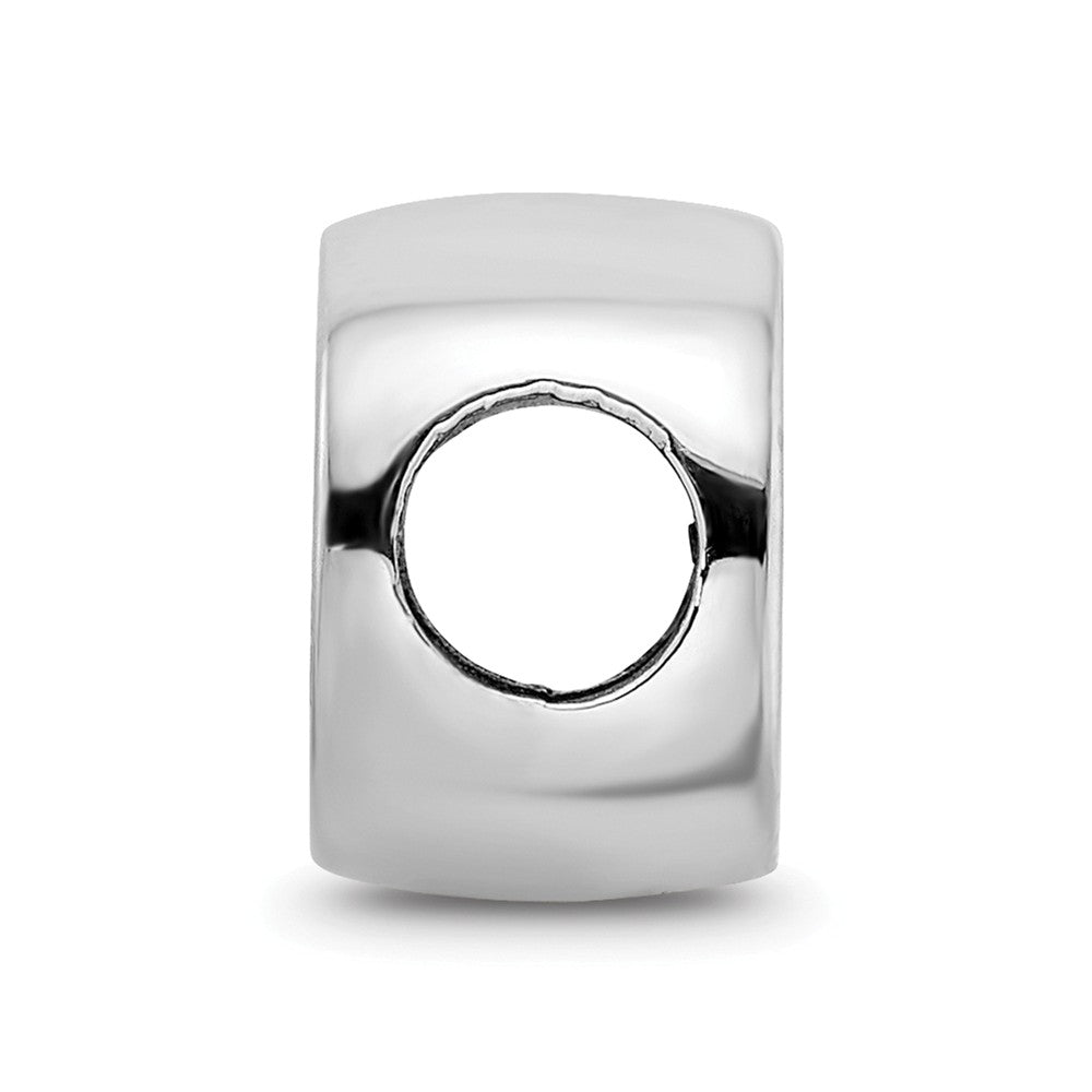 LogoArt Sterling Silver Georgia Institute Of Technology Gt  Cushion-Cut Double Logo Bead Charm
