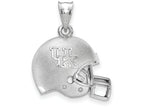 LogoArt Sterling Silver The University Of Kentucky Uk 3D Football Helmet W/ Logo Pendant Necklace