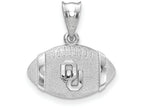 Logoart 925 Sterling Silver University Of Oklahoma Football Pendant