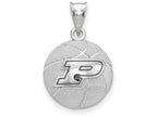 Logoart 925 Sterling Silver Purdue University Basketball Pendant