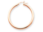 FJC Finejewelers 14k Rose Gold 3mm Hoop Earrings