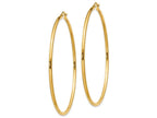 FJC Finejewelers 14k Yellow Gold Polished 2mm Round Hoop Earrings