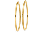 FJC Finejewelers 14k Yellow Gold Polished 3mm Round Hoop Earrings