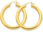 FJC Finejewelers 14k Yellow Gold Polished 5mm Tube Hoop Earrings