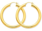 FJC Finejewelers 14k Yellow Gold Polished 5mm Tube Hoop Earrings