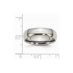 Chisel Titanium 6mm Polished Wedding Band