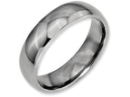 Chisel Titanium 6mm Polished Wedding Band