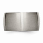 Chisel Titanium 12mm Brushed Wedding Band