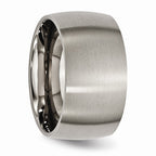 Chisel Titanium 12mm Brushed Wedding Band