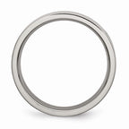 Chisel Titanium Flat 5mm Polished Wedding Band