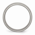 Chisel Titanium 7mm Brushed Wedding Band
