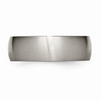 Chisel Titanium 7mm Brushed Wedding Band