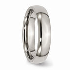 Chisel Titanium 5mm Polished Wedding Band