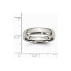Chisel Titanium 5mm Polished Wedding Band
