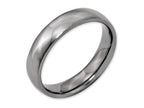 Chisel Titanium 5mm Polished Wedding Band
