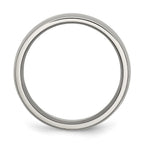 Chisel Titanium 8mm Polished Wedding Band