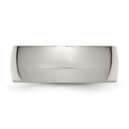 Chisel Titanium 8mm Polished Wedding Band
