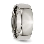 Chisel Titanium 8mm Polished Wedding Band