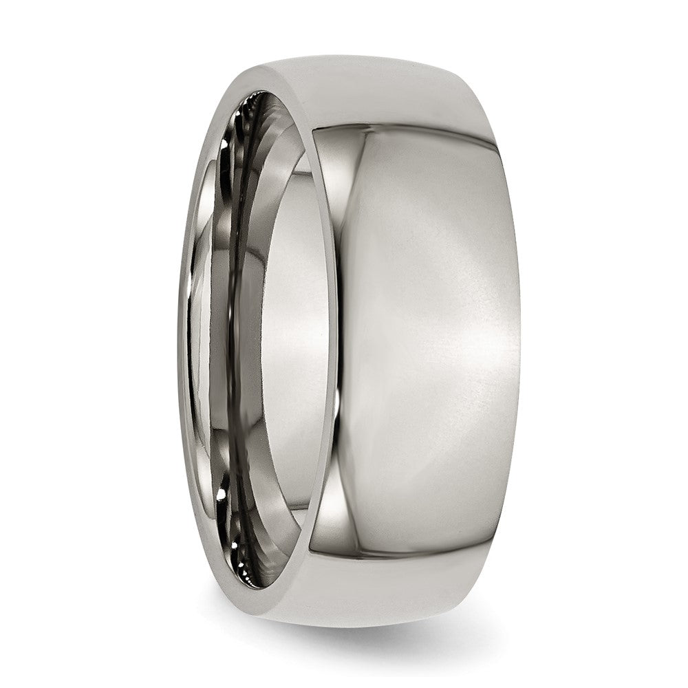 Chisel Titanium 8mm Polished Wedding Band