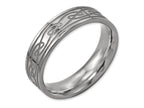 Chisel Titanium Flat Laser Etched Celtic Knot 6mm Polished Wedding Band