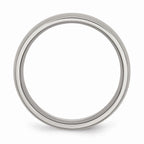 Chisel Titanium 8mm Brushed Wedding Band