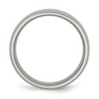 Chisel Titanium 8mm Brushed Wedding Band