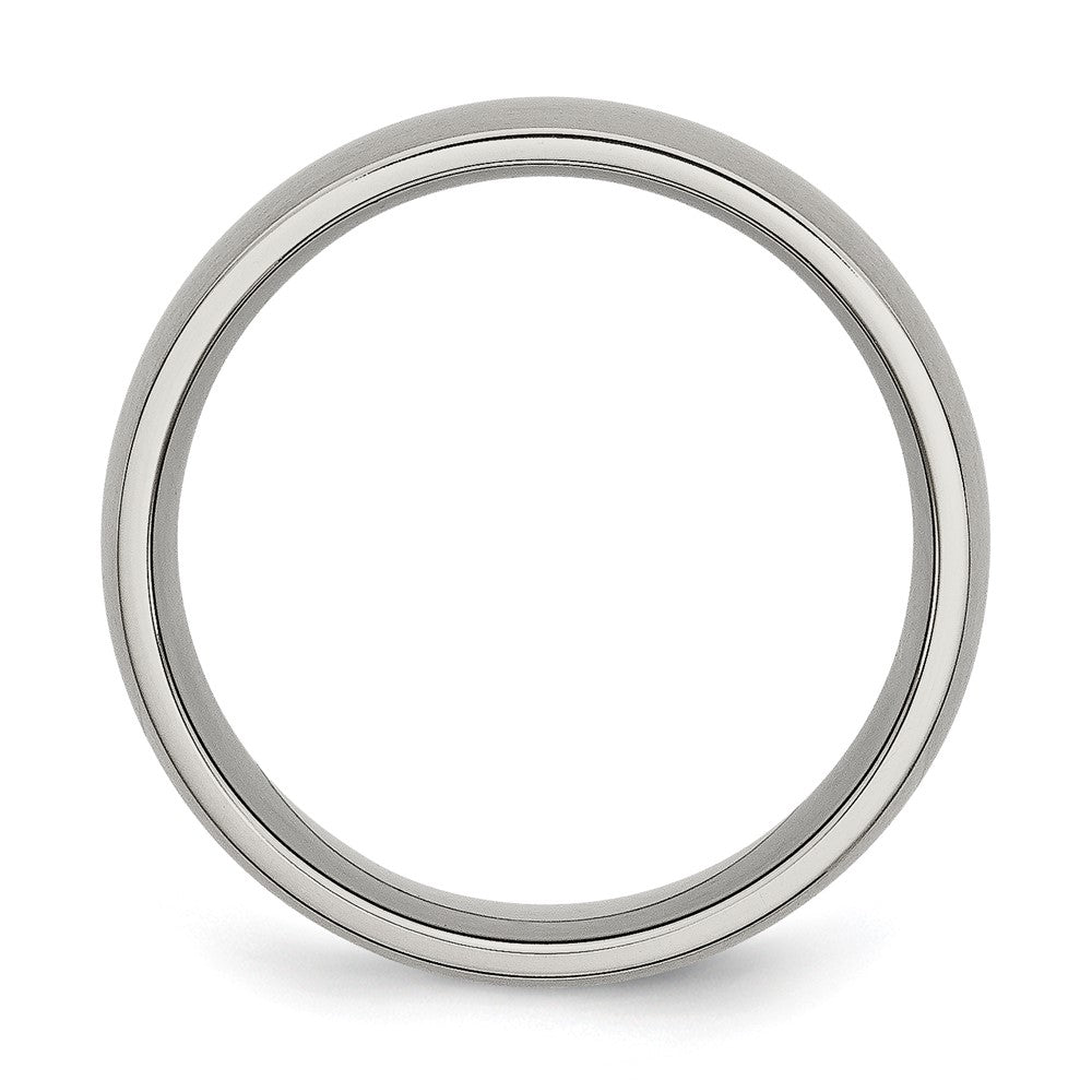 Chisel Titanium 8mm Brushed Wedding Band